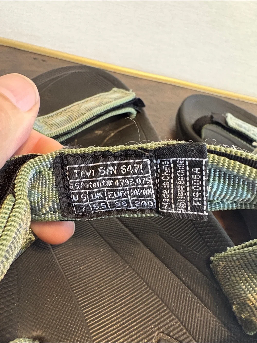Teva Inversion Water Sandals Sport Shoes Hiking Size 7